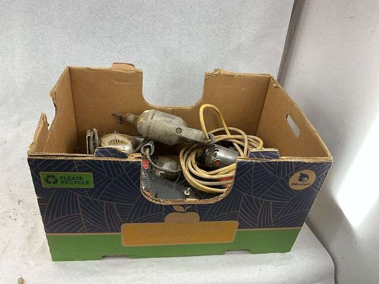 Mixed Lot of Power Tools: Drills, Sander, and Jigsaw
