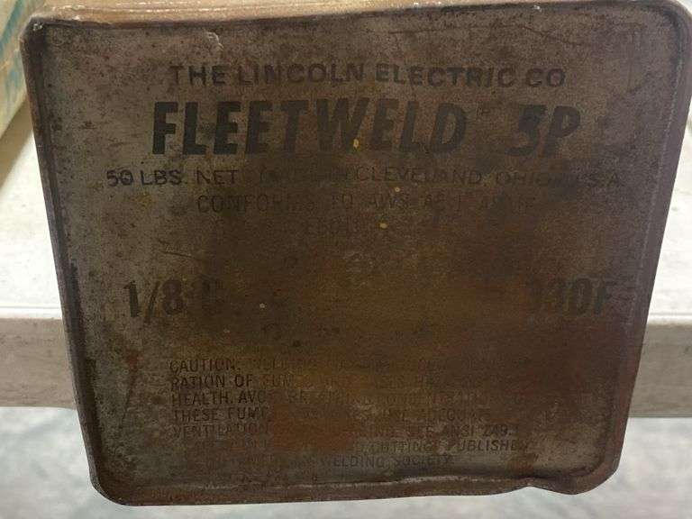 Lincoln Electric Fleetweld 5P Welding Rod Tin