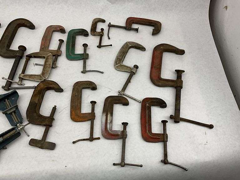 Assorted Collection of Metal Clamps