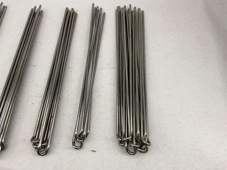 Lot of Metal Wire Stakes with Hooked Ends