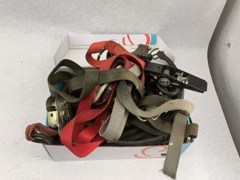 Assorted Tie Down Straps and Bungee Cords