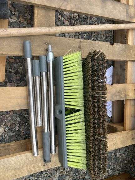 Assorted Tools: Furniture Dolly, Brooms, and More