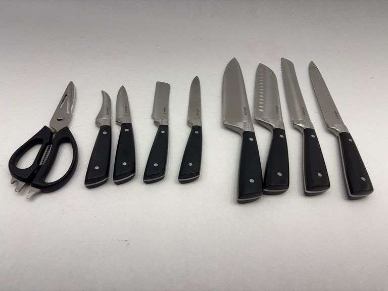 Skandia Knife Set with Scissors - 9 Piece