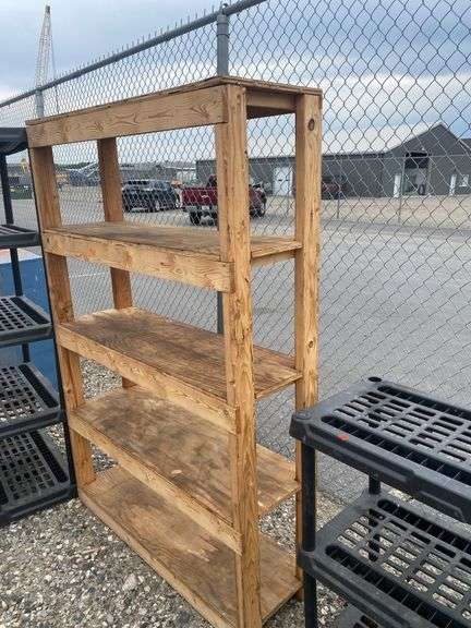 Wooden Shelving Unit - 5 Tier Storage