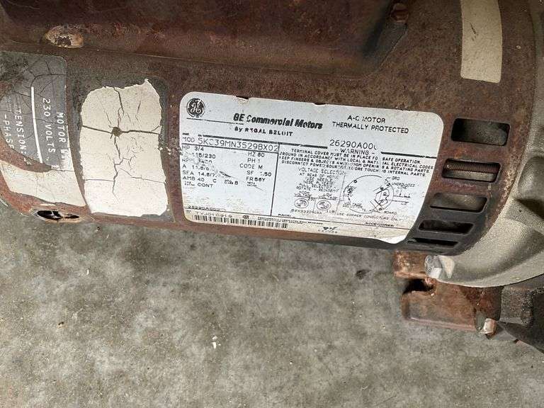 GE Commercial Motors A-C Motor