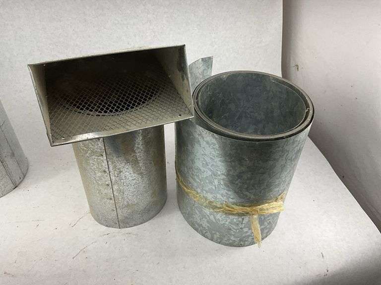 Assorted Galvanized Metal Ductwork
