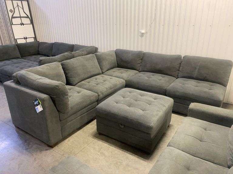 Thomasville 6pc Modular Sectional w/ Ottoman