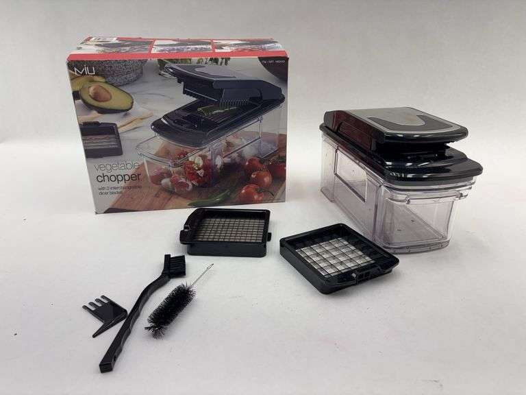 MIU Vegetable Chopper with Interchangeable Dicer Blades