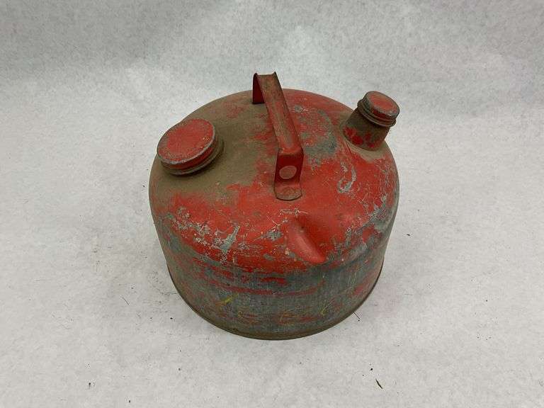 Group of Metal Gas and Kerosene Cans