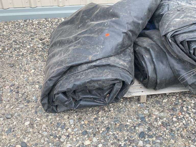 Large Black Protective Tarps
