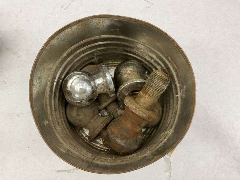 Collection of Trailer Hitch Balls and Pins