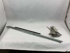 Metal Shelf Mounting Rails and Brackets