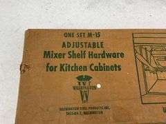 Washington Line M-15 Adjustable Mixer Shelf Hardware for Kitchen Cabinets