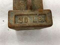 30 LB. R.I.S. CO. Cast Iron Weight