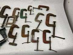 Assorted Collection of Metal Clamps