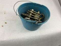 Assorted Pulley Blocks, Hooks and Chains