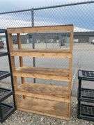 Wooden Shelving Unit - 5 Tier Storage