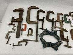 Assorted Collection of Metal Clamps