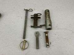 Mixed Lot of Shackles, Pins, and Hardware in Bucket