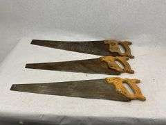 Set of Three Hand Saws