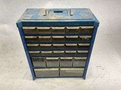 Set of 3 Metal Parts Storage Drawers