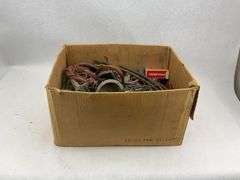 Box Lot of Automotive Wiring Harnesses and Parts