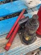 Pittsburgh 20-Ton Heavy Duty Bottle Jack and Smaller Jack