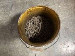 Five Buckets of Assorted Nails