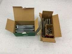 Two Boxes of Fastener Center Bolts and Washers