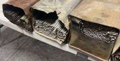 3 boxes of 7018 Welding Rods in Metal Containers