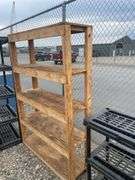 Wooden Shelving Unit - 5 Tier Storage