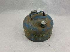 Group of Metal Gas and Kerosene Cans