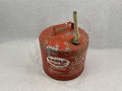 Group of Metal Gas and Kerosene Cans