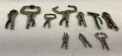 Lot of Assorted Vise-Grip Locking Pliers