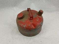 Group of Metal Gas and Kerosene Cans