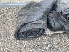Large Black Protective Tarps
