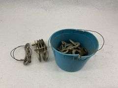 Assorted Pulley Blocks, Hooks and Chains