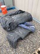 Large Black Protective Tarps
