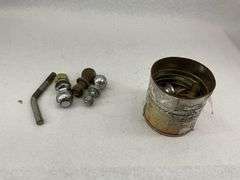 Collection of Trailer Hitch Balls and Pins