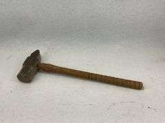 Hand Forged Hammer with Wood Handle