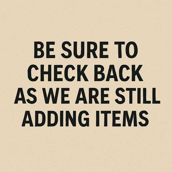 Be Sure and Check Back