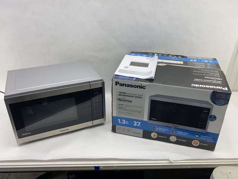 Panasonic 1200W Stainless Steel Microwave Oven NN-SC668S