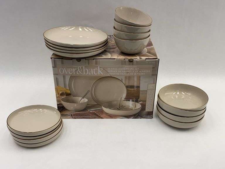 Over & Back 16-Piece Dinnerware Set