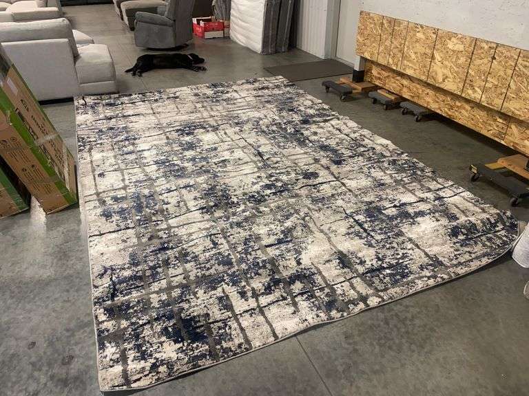 Karma Gertmenian Keon Blue Rug - 8ft 9in x 13ft 1in