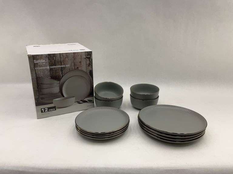 Safdie & Co Inc 12-Piece Stoneware Dinnerware Set