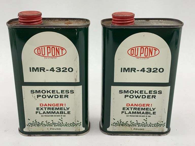 Two Cans of DuPont IMR-4320 Smokeless Powder - 16oz each image