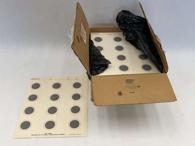 US Army 50 Ft Small Bore Rifle Target Paper image