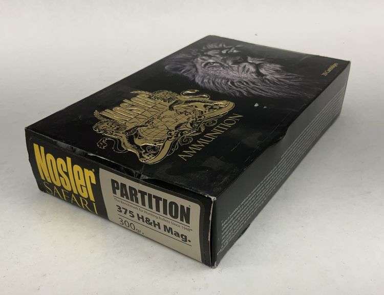 Nosler Safari Partition .375 H&H Mag. 300gr Ammunition image