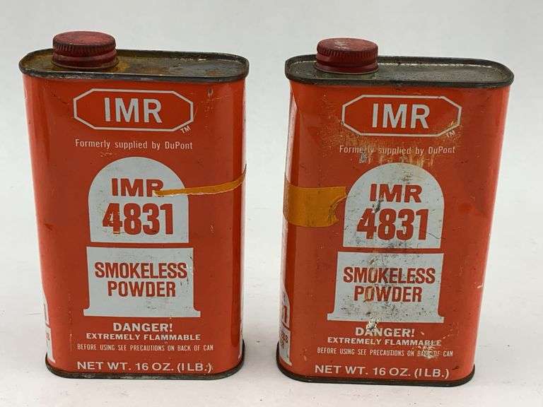 Two IMR 3031 Smokeless Powder Cans - 16 oz image