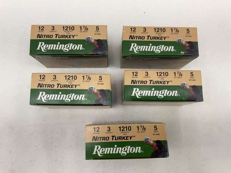 Remington Nitro Turkey 12 Gauge Shotshells - 5 boxes image